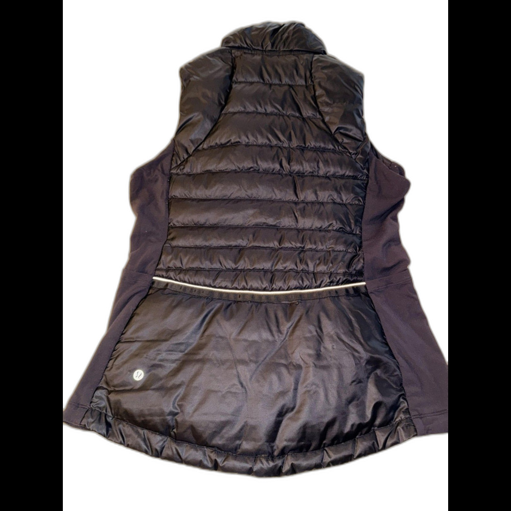 Lululemon Down For It All Vest - Black - Womens Size 10 - Picture 4 of 16
